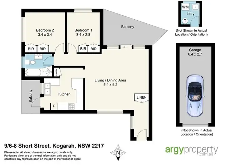 Floorplan of Homely apartment listing, 9/6-8 Short Street, Kogarah NSW 2217