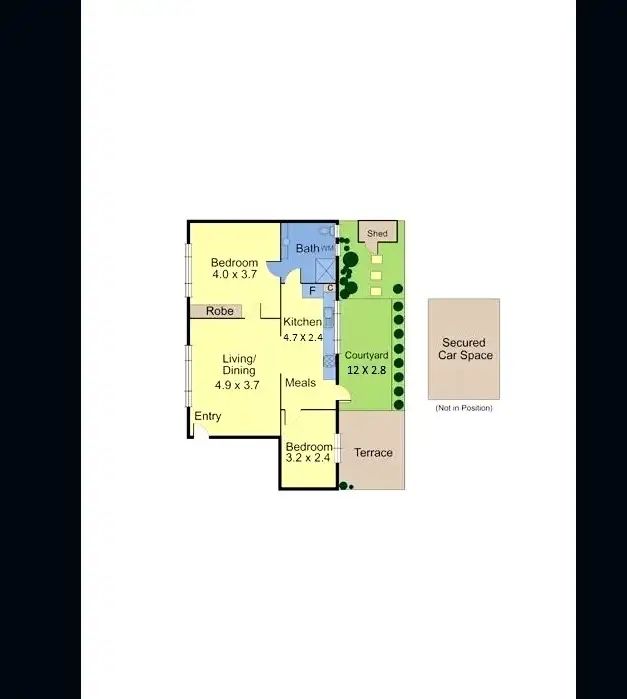 Floorplan of Homely apartment listing, 1/76 Carlisle Street, St Kilda VIC 3182