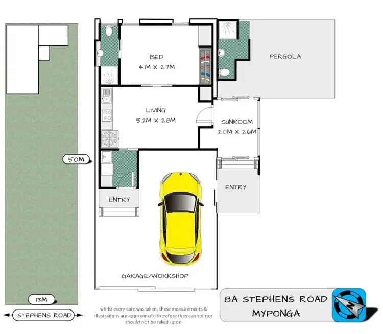 Floorplan of Homely house listing, 8A Stephens Road, Myponga SA 5202