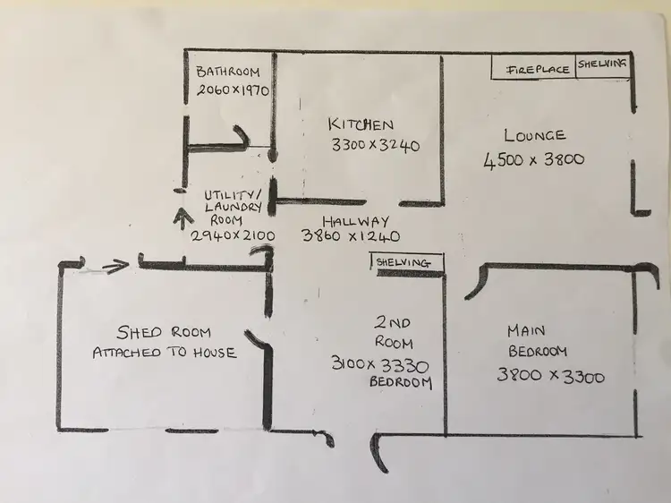 Floorplan of Homely house listing, 16 Adelaide Rd, Tungkillo SA 5236