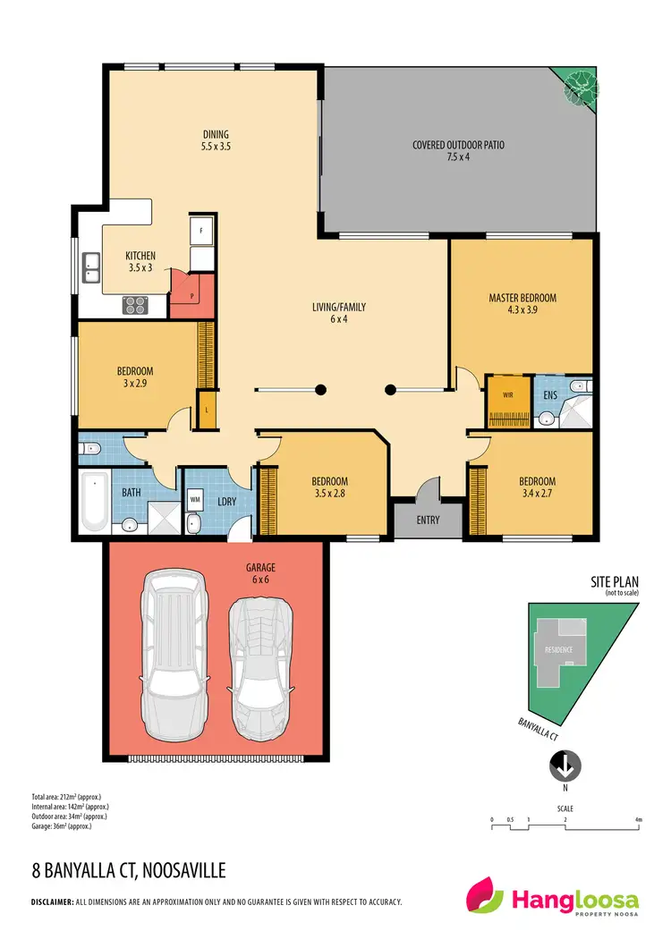 Floorplan of Homely house listing, 8 Banyalla Court, Noosaville QLD 4566