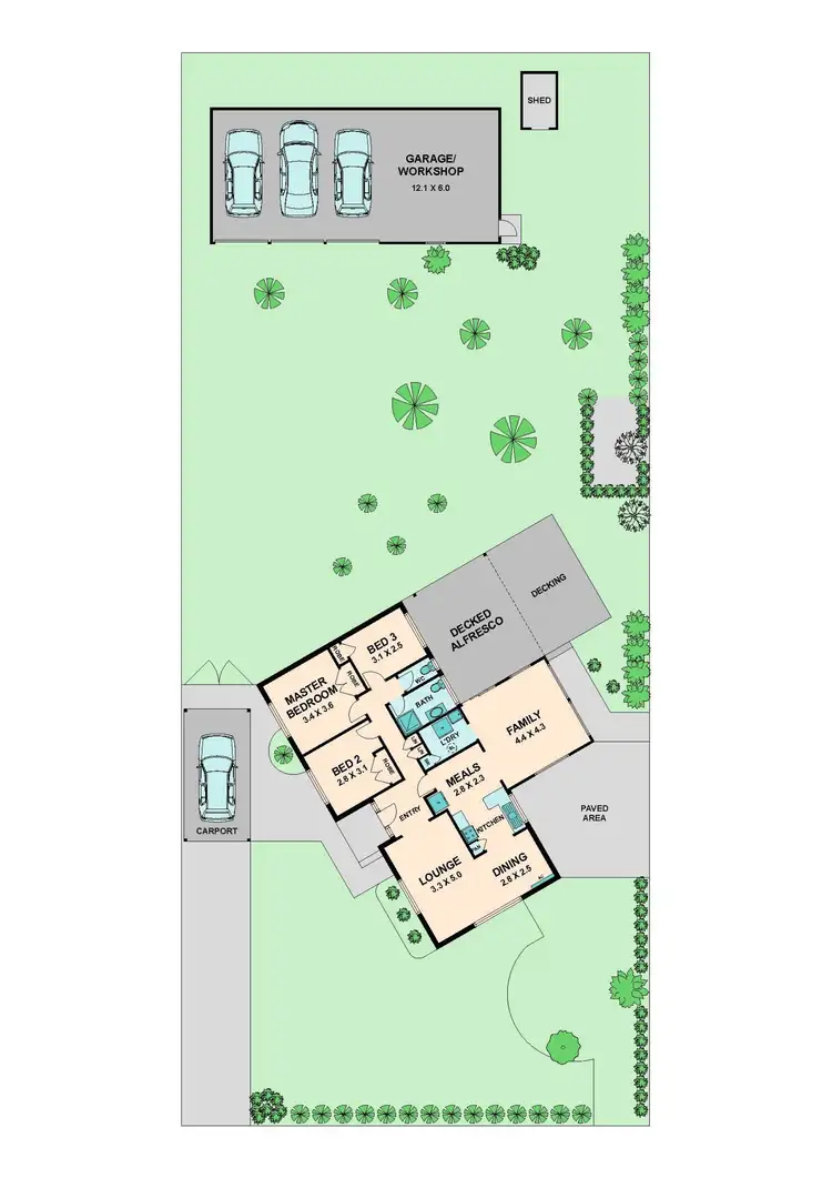 Floorplan of Homely house listing, 30 RUPERT STREET, Broadford VIC 3658