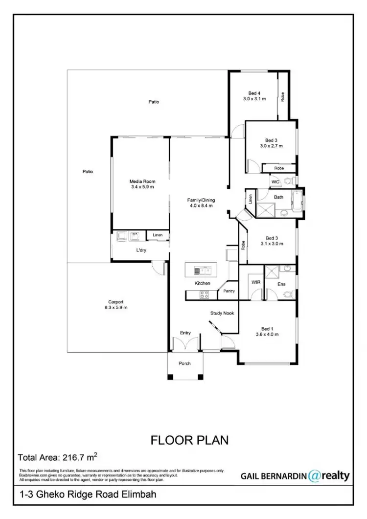 Floorplan of Homely rural property listing, 1-3 Gheko Ridge Road, Elimbah QLD 4516