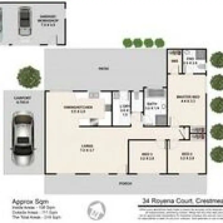 Floorplan of Homely house listing, 34 Royena Court, Crestmead QLD 4132