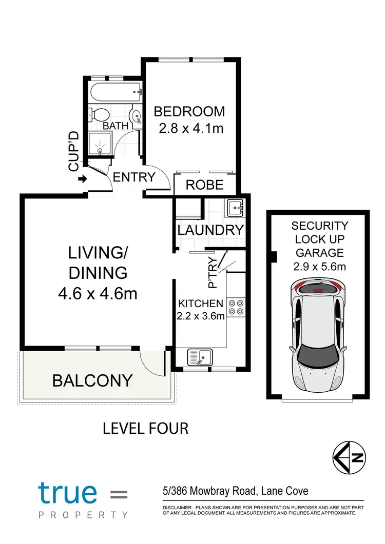 Floorplan of Homely apartment listing, 5/386 Mowbray Road, Lane Cove North NSW 2066