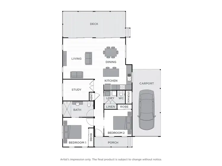 Floorplan of Homely retirement listing, 32/137 Mount View Road, Cessnock NSW 2325