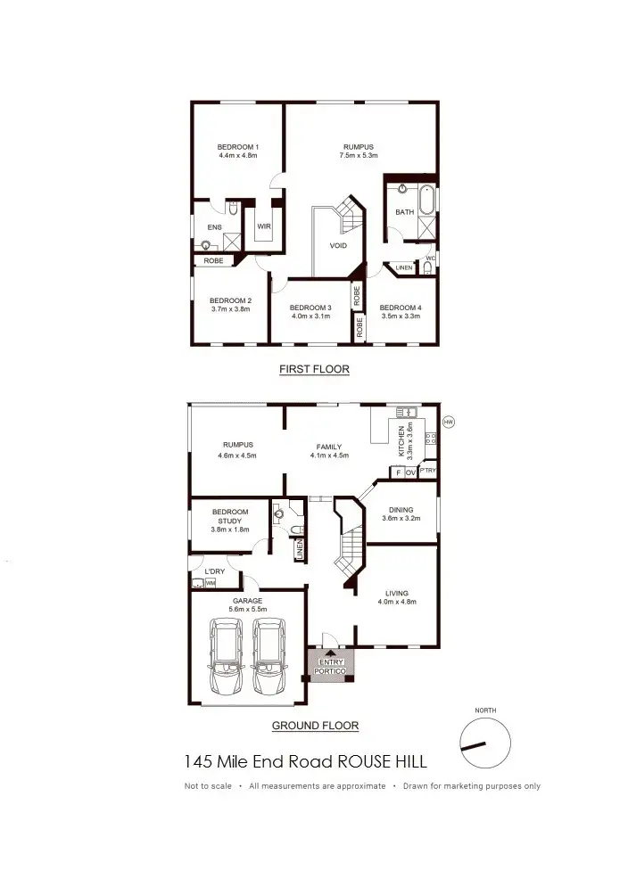 Floorplan of Homely house listing, 145 Mile End Road, Rouse Hill NSW 2155