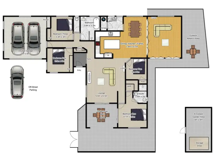 Floorplan of Homely house listing, 20 Landsborough Avenue, Newstead TAS 7250