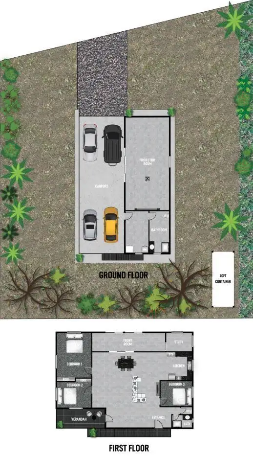 Floorplan of Homely house listing, 8 Belvedere Avenue, Belvedere QLD 4860