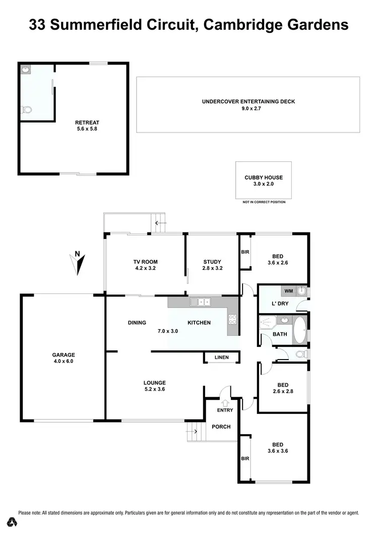 Floorplan of Homely house listing, 33 Summerfield Circuit, Cambridge Gardens NSW 2747