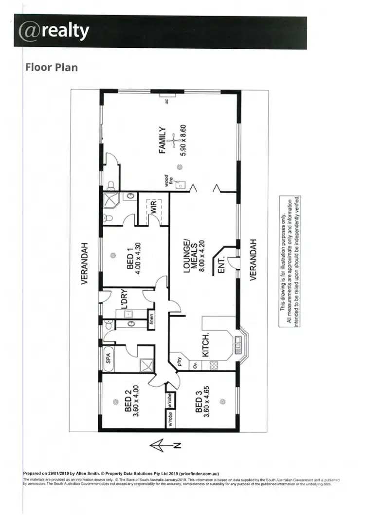 Floorplan of Homely rural property listing, 78 Warreanga Road, Wye SA 5291