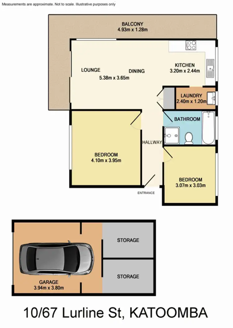 Floorplan of Homely unit listing, 10/67 Lurline Street, Katoomba NSW 2780