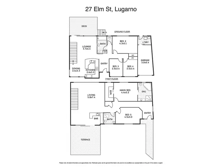 Floorplan of Homely house listing, 27 Elm Street, Lugarno NSW 2210