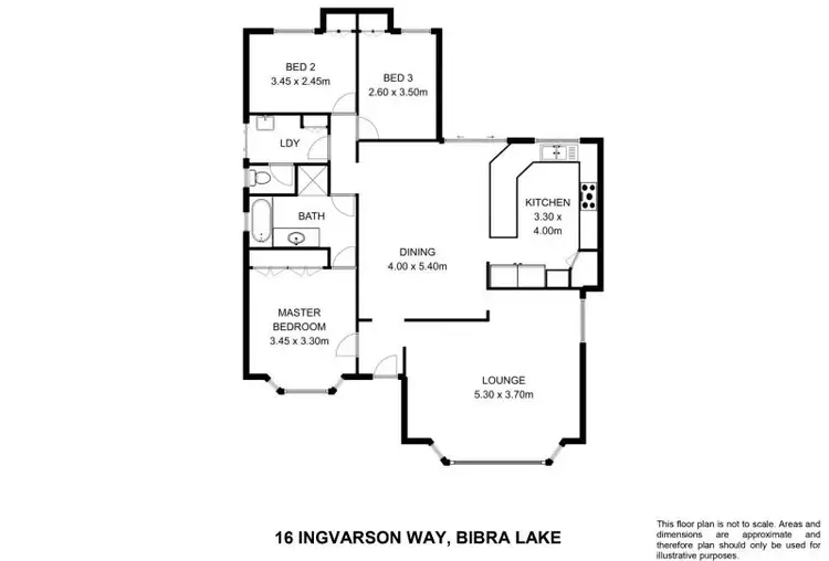 Floorplan of Homely house listing, 16 Ingvarson Way, Bibra Lake WA 6163