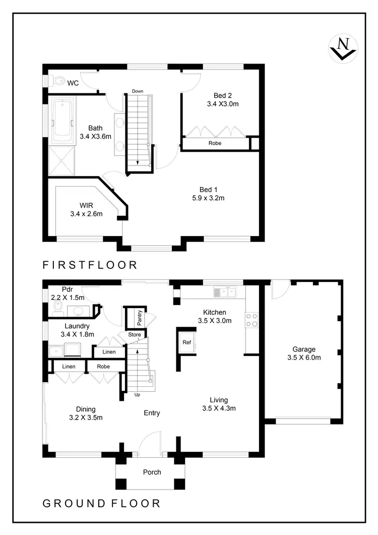 Floorplan of Homely house listing, 89 Olive Street, Prospect SA 5082