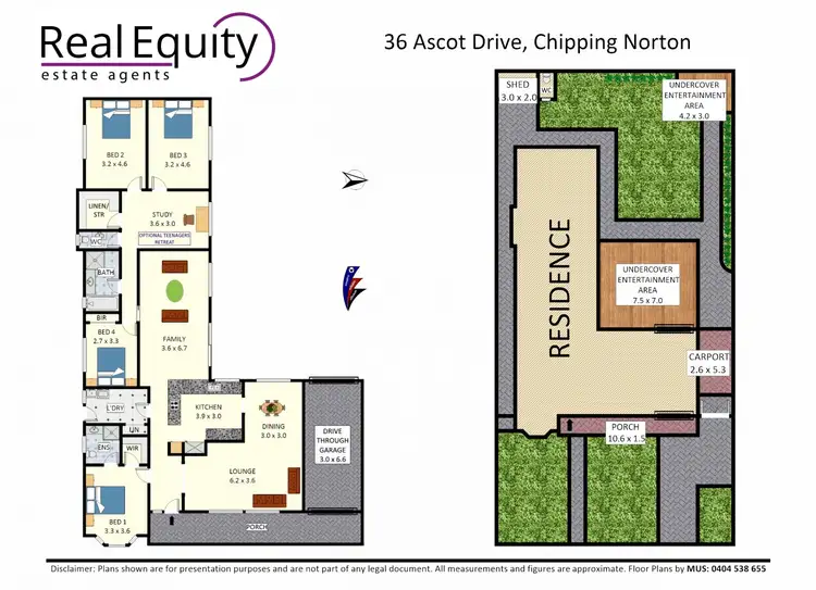 Floorplan of Homely house listing, 36 Ascot Drive, Chipping Norton NSW 2170