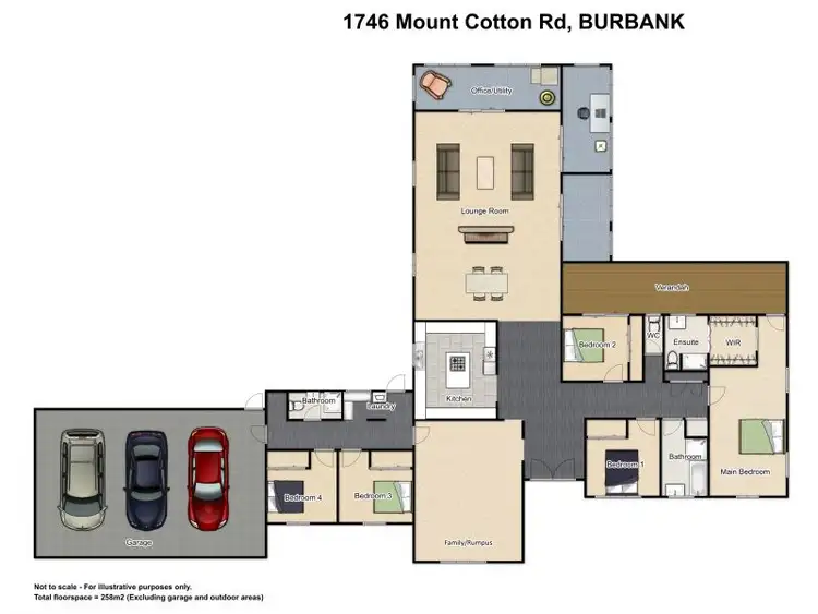 Floorplan of Homely house listing, 1746 Mt Cotton Rd, Burbank QLD 4156