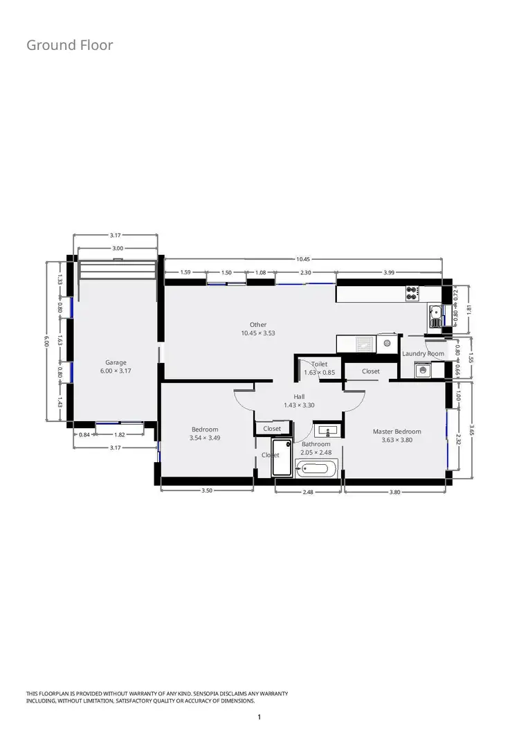 Floorplan of Homely unit listing, 1/14 Chelsea Street, Kippa-ring QLD 4021