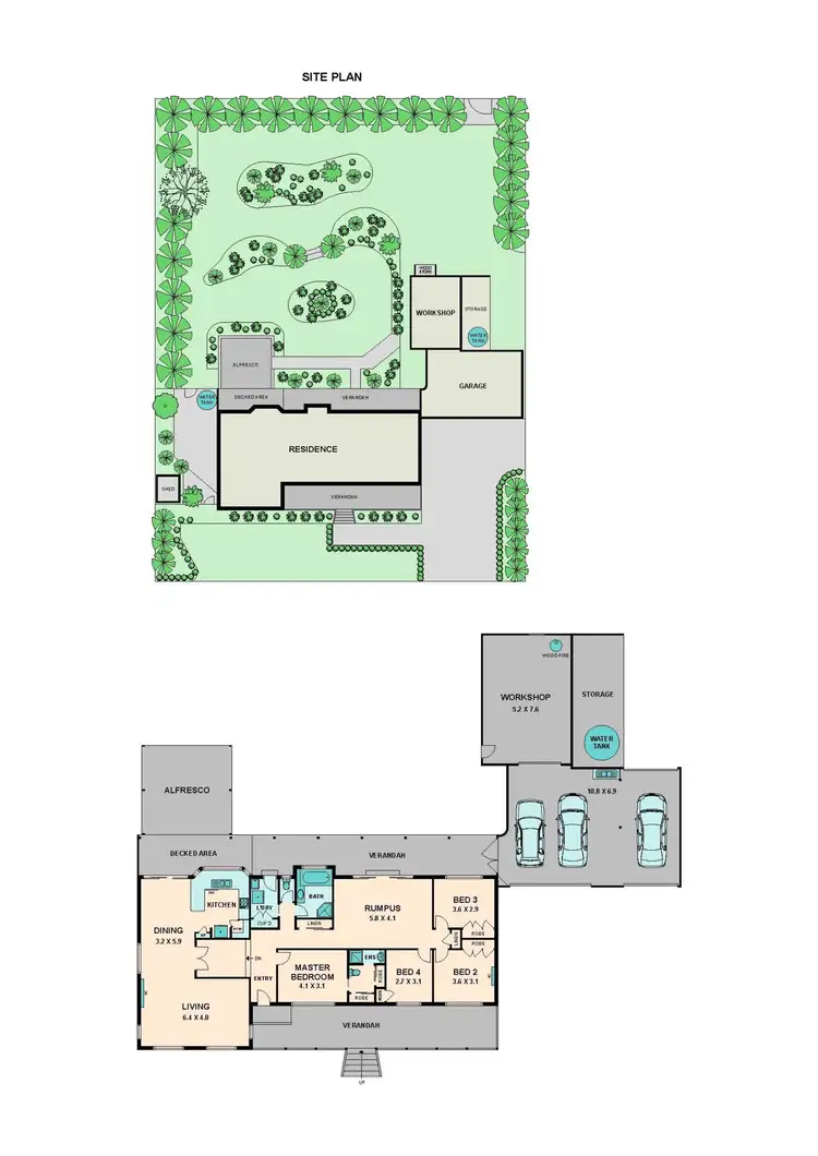 Floorplan of Homely house listing, 3 Brucewater Court, Broadford VIC 3658