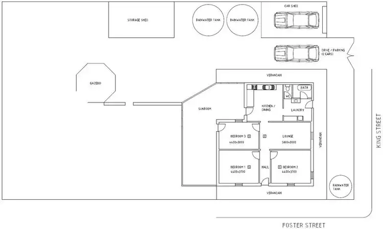 Floorplan of Homely house listing, 7 Foster Street, Lyndoch SA 5351