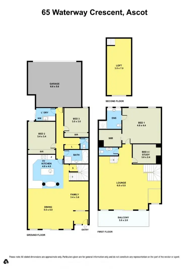 Floorplan of Homely house listing, 65 Waterway Crescent, Ascot WA 6104