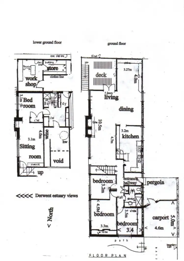 Floorplan of Homely house listing, 44 Oakleigh Avenue, Taroona TAS 7053