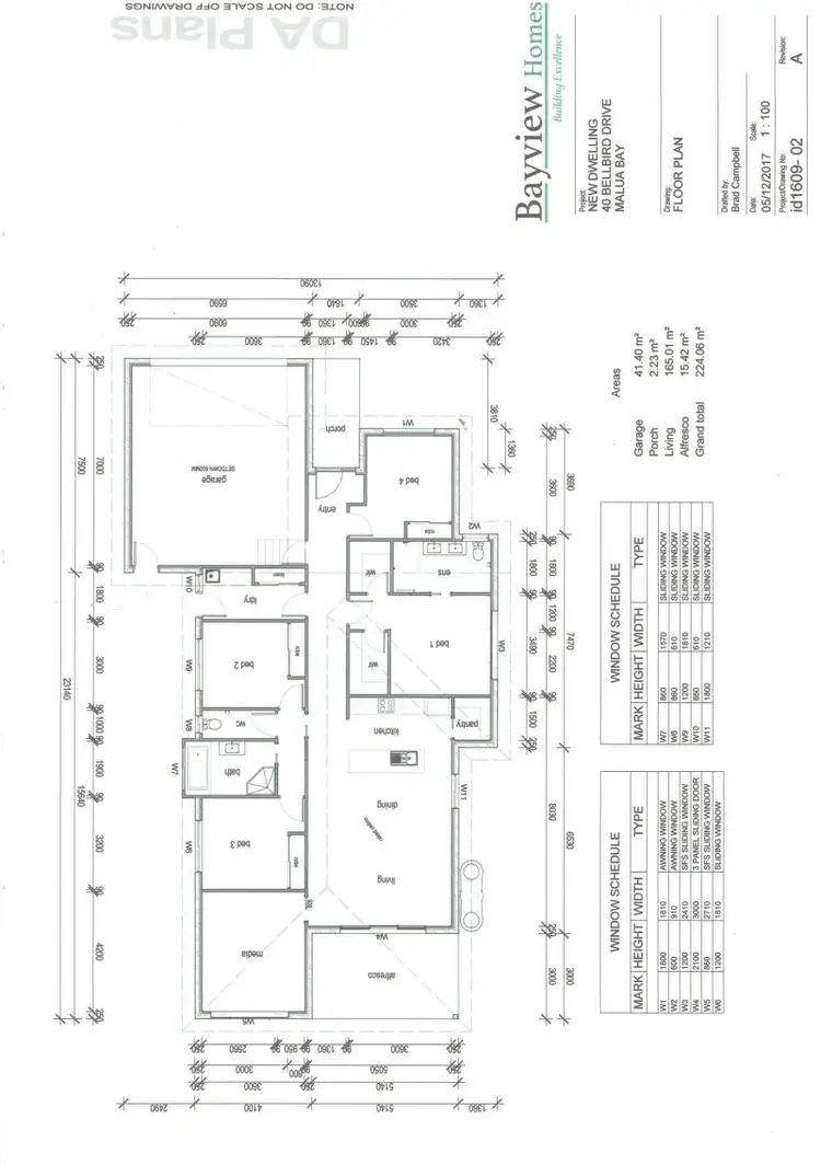 Floorplan of Homely house listing, 40 Bellbird Drive, Malua Bay NSW 2536