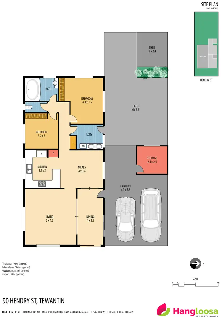 Floorplan of Homely house listing, 90 Hendry Street, Tewantin QLD 4565