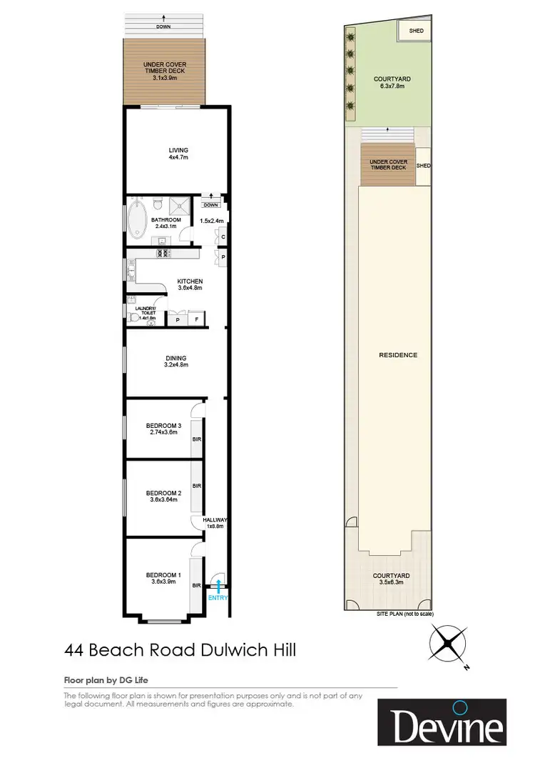Floorplan of Homely house listing, 44 Beach Road, Dulwich Hill NSW 2203