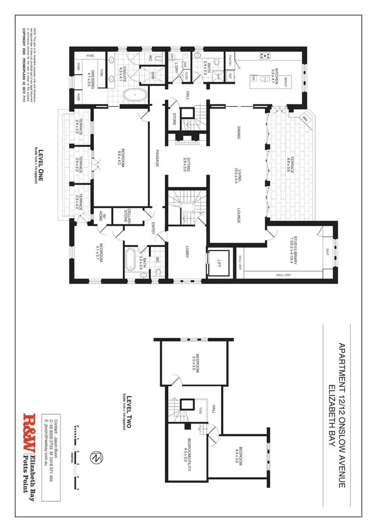 Floorplan of Homely apartment listing, 12/12 Onslow Avenue, Elizabeth Bay NSW 2011