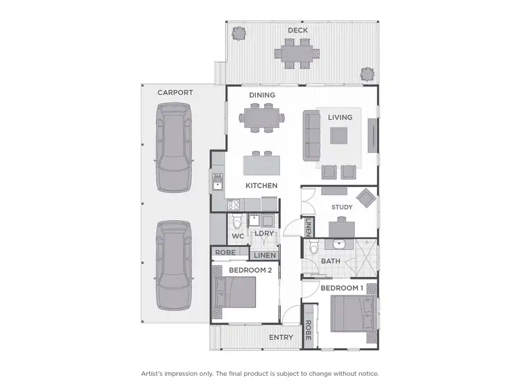 Floorplan of Homely retirement listing, 51/39 Gordon Young Drive, South West Rocks NSW 2431