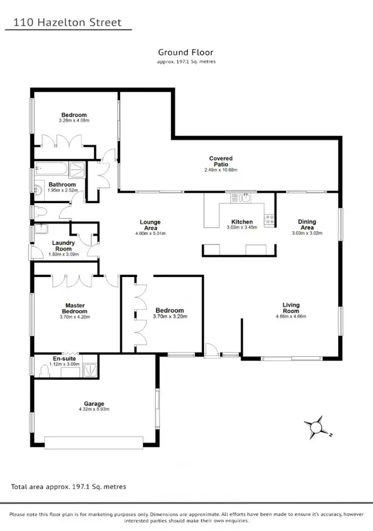 Floorplan of Homely house listing, 110 Hazelton Street, Riverhills QLD 4074