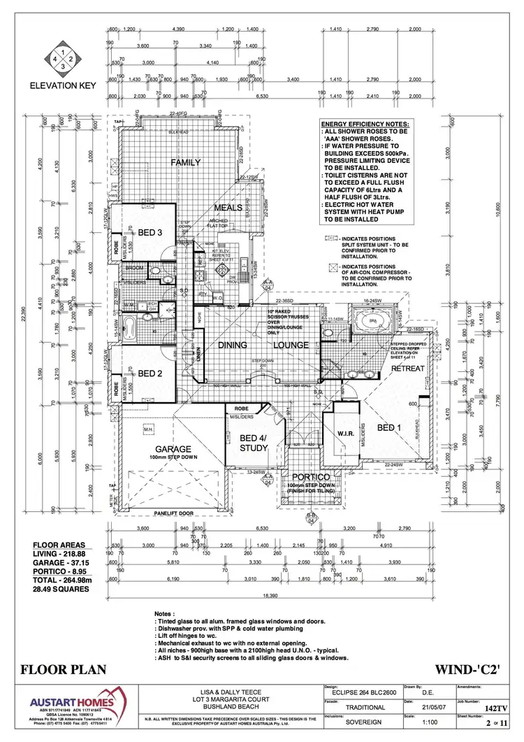 Floorplan of Homely house listing, 3 Margarita Court, Bushland Beach QLD 4818