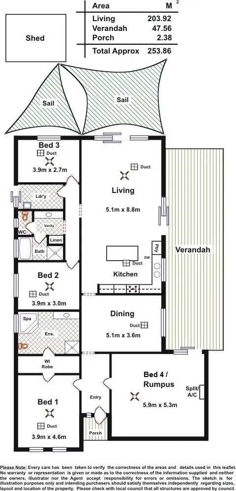 Floorplan of Homely house listing, Address available on request
