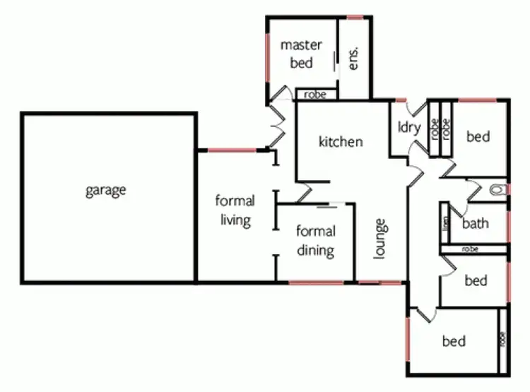 Floorplan of Homely house listing, 9 Morson Street, Horsham VIC 3400
