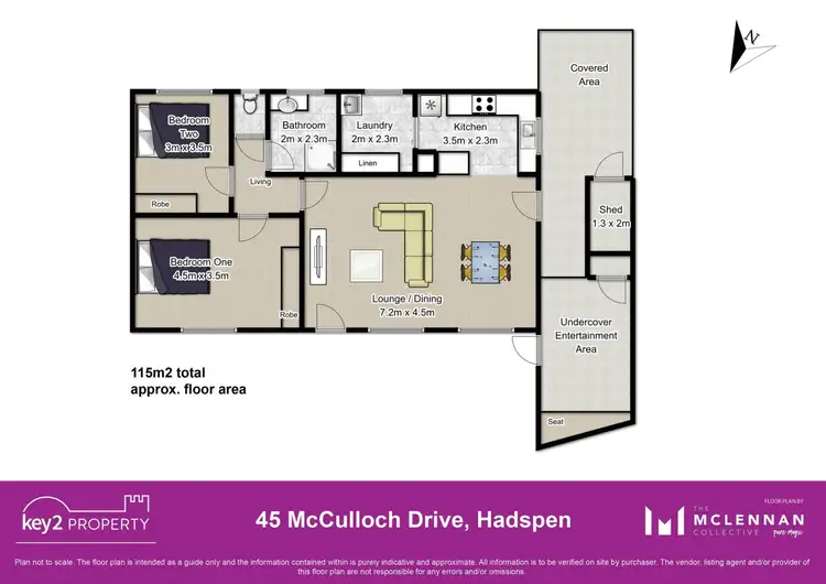 Floorplan of Homely house listing, 45 McCulloch Drive, Hadspen TAS 7290