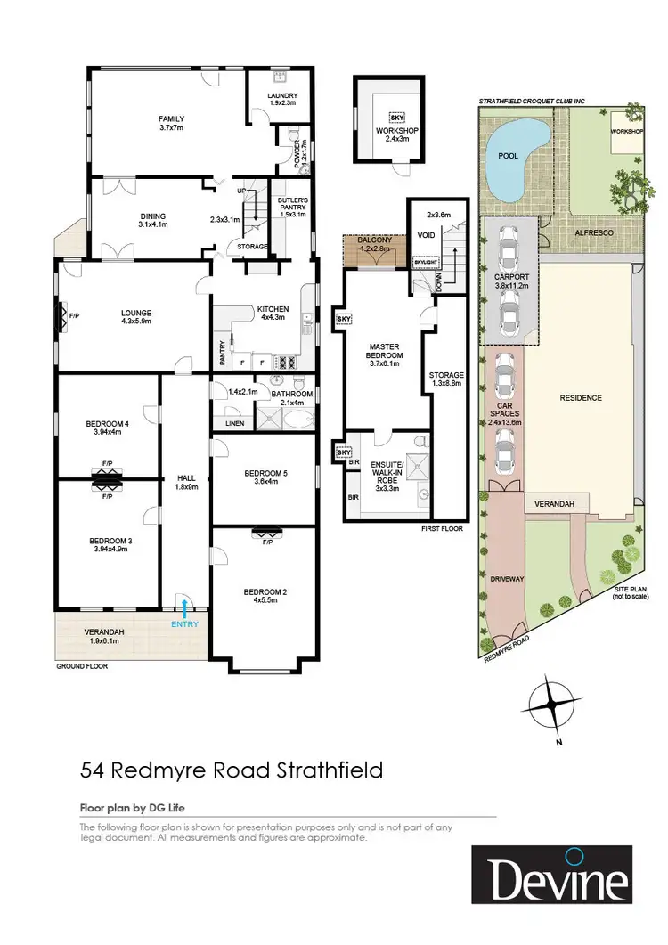 Floorplan of Homely house listing, 54 Redmyre Road, Strathfield NSW 2135