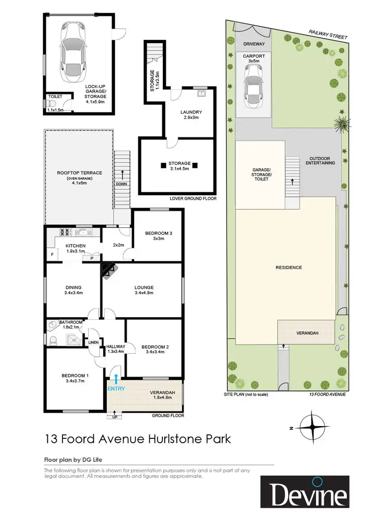 Floorplan of Homely house listing, 13 Foord Avenue, Hurlstone Park NSW 2193