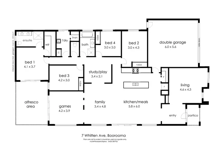 Floorplan of Homely house listing, 7 Whitten Avenue, Boorooma NSW 2650