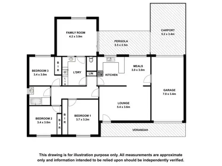 Floorplan of Homely house listing, 18 Heath Street, Mount Gambier SA 5290