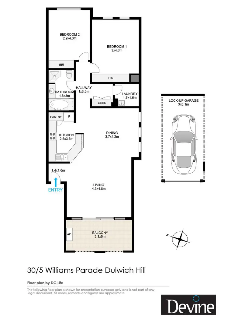 Floorplan of Homely apartment listing, 30/5 Williams Parade, Dulwich Hill NSW 2203