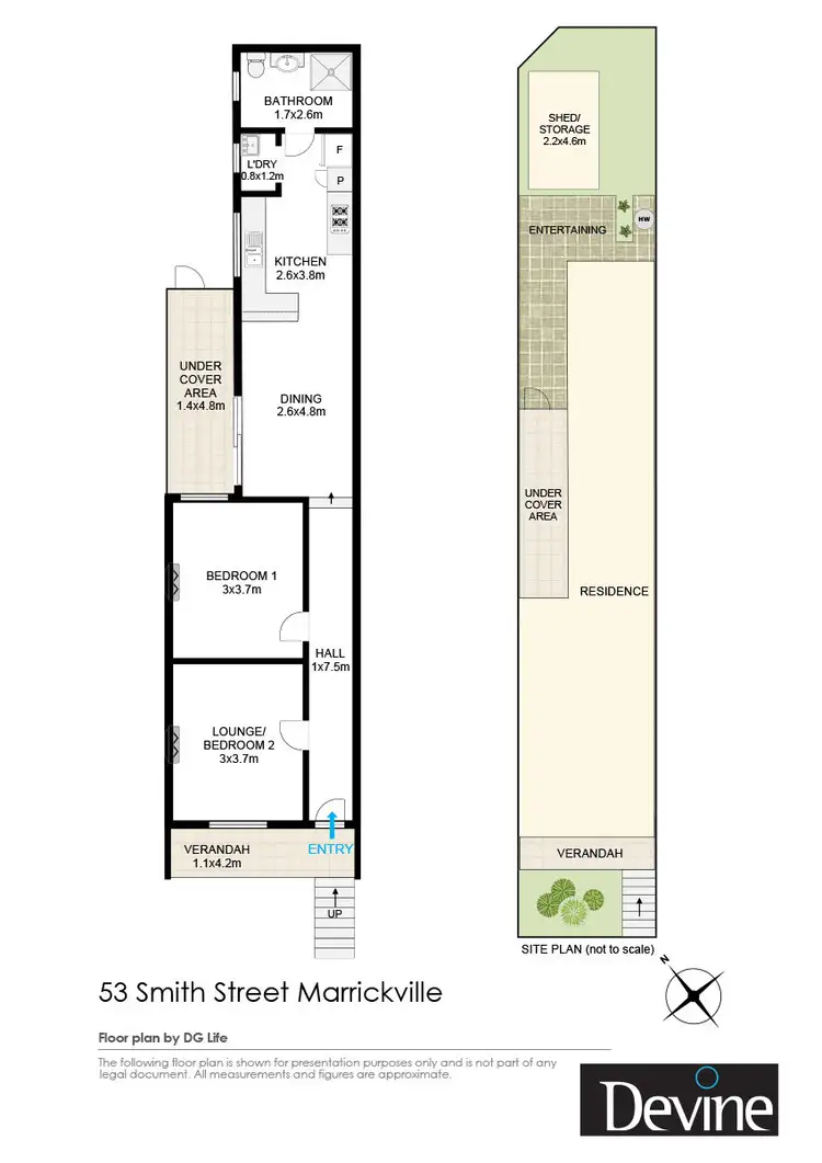 Floorplan of Homely house listing, 53 Smith Street, Marrickville NSW 2204