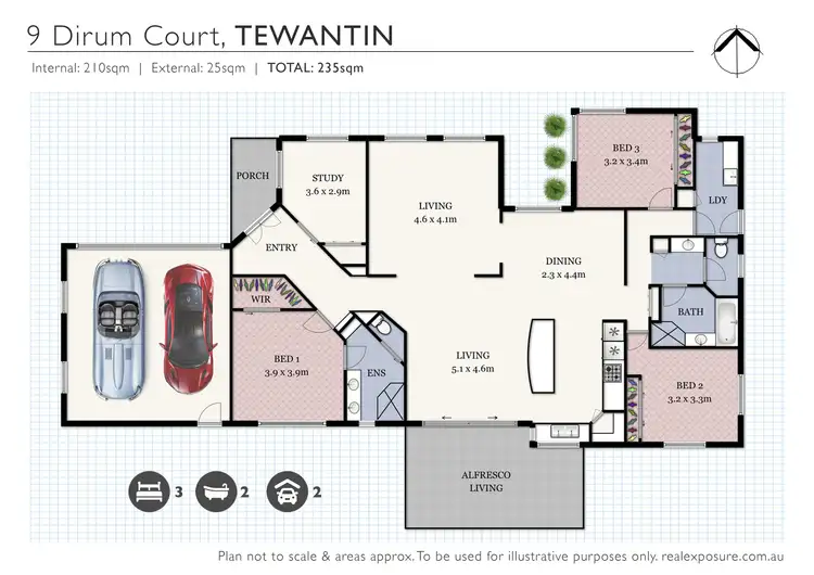 Floorplan of Homely house listing, 9 Dirum Court, Tewantin QLD 4565