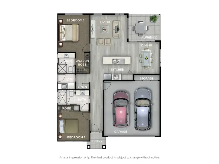 Floorplan of Homely retirement listing, 180/2 Chambers Flat Road, Chambers Flat QLD 4133