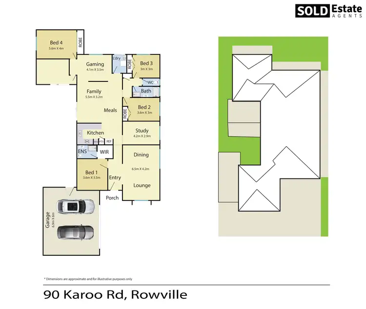 Floorplan of Homely house listing, 90 KAROO ROAD, Rowville VIC 3178
