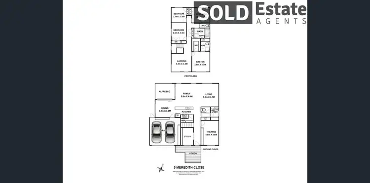 Floorplan of Homely house listing, 5 MEREDITH CLOSE, Narre Warren South VIC 3805