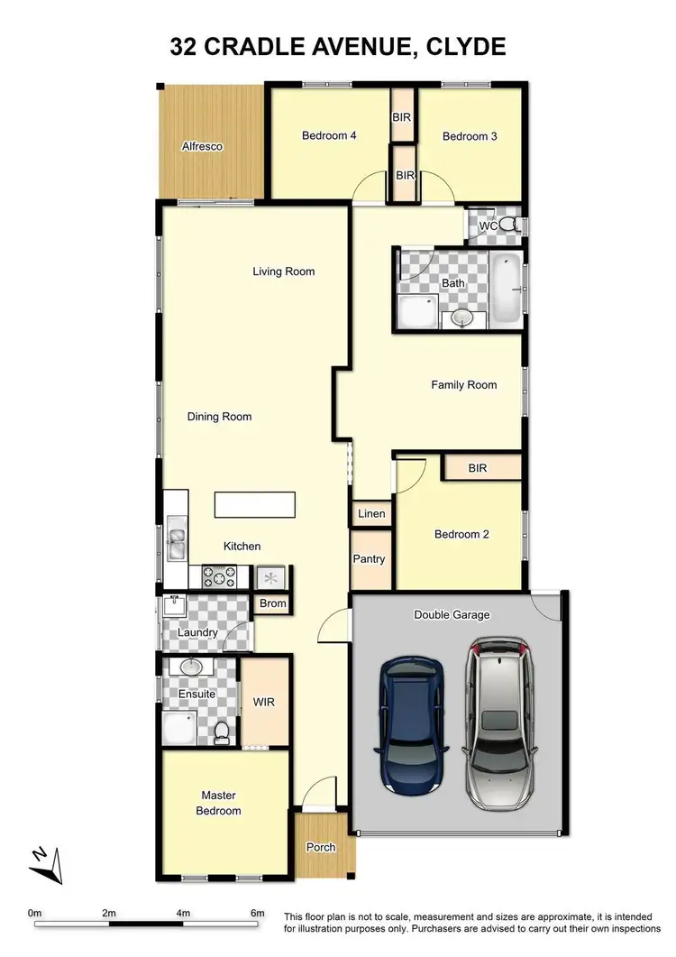 Floorplan of Homely house listing, 32 CRADLE AVENUE, Clyde VIC 3978