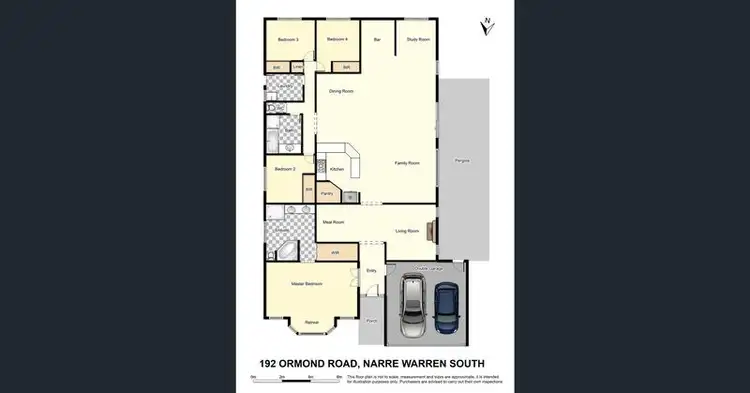 Floorplan of Homely house listing, 192 Ormond Road, Narre Warren South VIC 3805