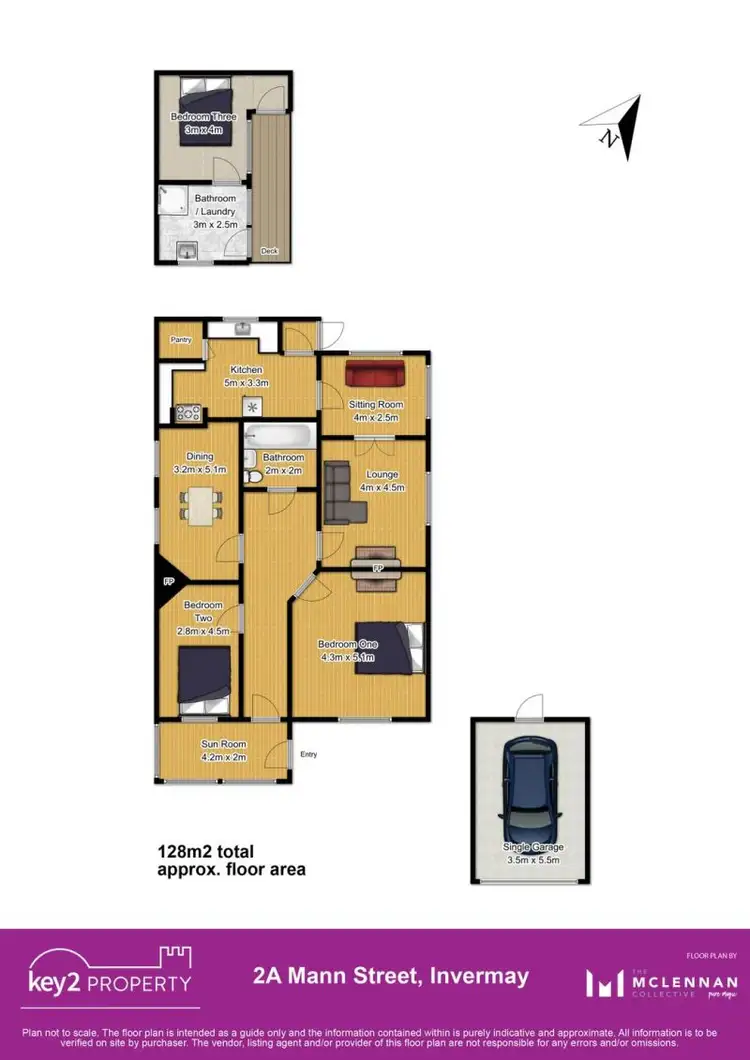 Floorplan of Homely house listing, 2A Mann Street, Invermay TAS 7248