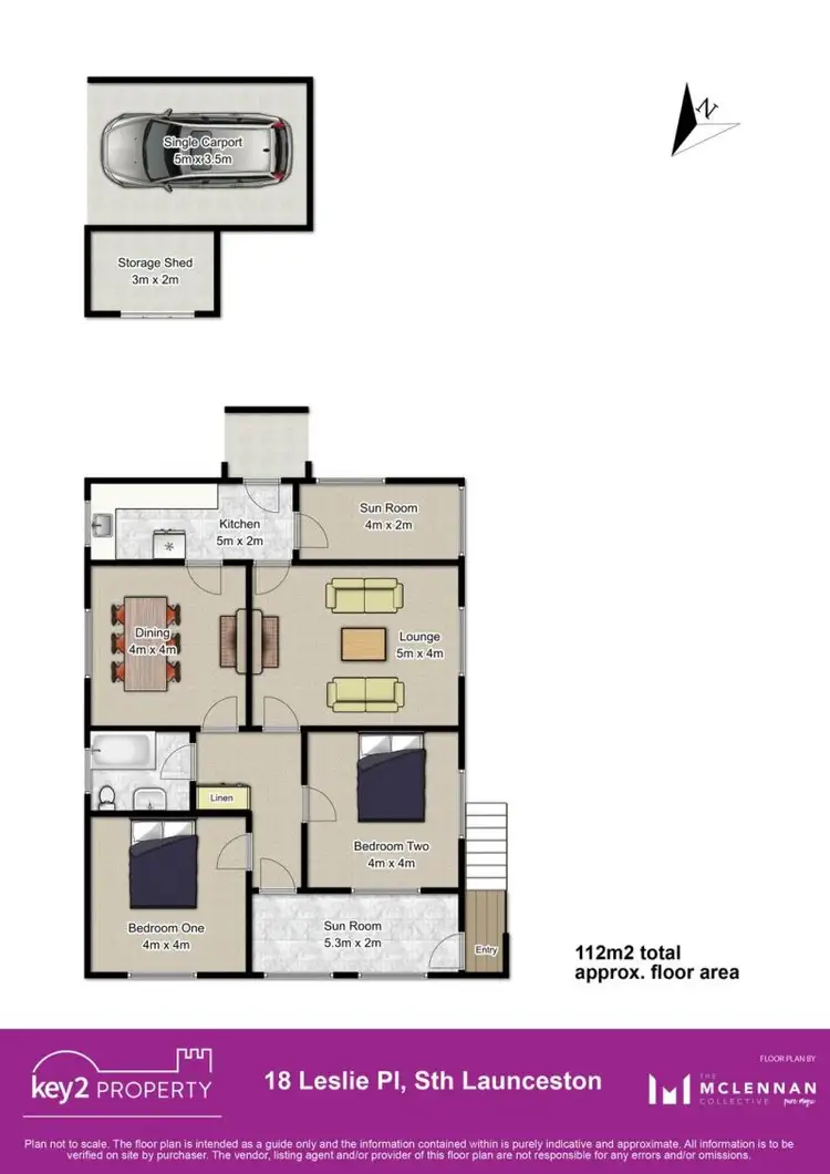 Floorplan of Homely house listing, 18 Leslie Place, South Launceston TAS 7249